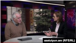 Տնտեսագետ Վահագն Խաչատրյանը «Ազատություն TV»-ի տաղավարում, 11-ը մարտի, 2015թ.