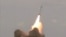 A short-range ballistic missile is test-launched by Iran's Islamic Revolutionary Guards Corps.