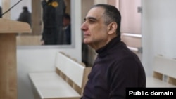Azerbaijan - Ruben Vardanyan stands trial in Baku, March 11, 2025.