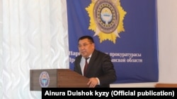 Губернатор Нарынской области КР Аманбай Кайыпов.