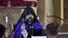 Armenia - Bishop Mkrtich Proshian, the head of the Aragatsotn Diocese of the Armenian Apostolic Church.