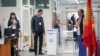 Избирательный участок в Бишкеке.