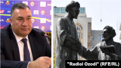 Маҳмадсаид Пиров ва пайкараи Абдураҳмони Ҷомиву Алишер Навоӣ дар Душанбе