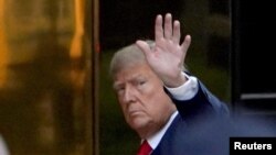 Трамп Нью-Йорктогу бизнес борбору алдында. 3-апрель, 2023-жыл