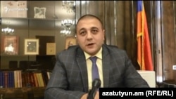 Губернатор Ширакской области Карен Саруханян беседует с Радио Азатутюн, Гюмри, 18 июля 2018 г․