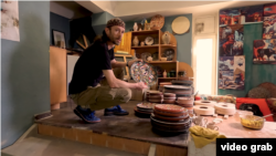 Рөстәм Скибин остаханәсендә