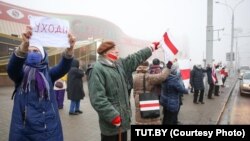 Акцыя пэнсіянэраў у Менску, архіўнае фота