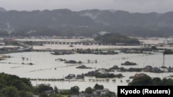 Жапонияда 2021-жылдагы нөшөрдөн улам сел жүргөн аймак. 