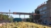Armenia -- A truckload of grapes is transported to a storage facility in Ararat region run by the Yerevan Brandy Company.