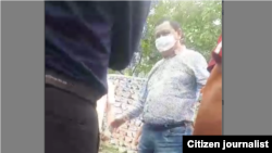 Шухрат Ганиев Сохтун эли менен жолугушуу учурунда. 31-май, 2020-жыл.