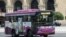Armenia - A public bus in Yerevan, 18Jul2013.