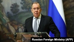 Глава МИД РФ Сергей Лавров, Москва, 12 октября 2020 г.  