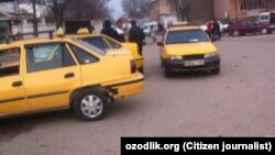 Ўзбекистондаги такси машиналари.