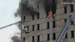 Українські рятувальники провели репетицію хімічної аварії, лісової пожежі та евакуації