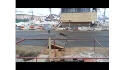 Железнодорожный переезд в Салтыковке