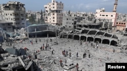 Գաայի դպրոցներից մեկը իսրայելական հարվածներից հետո, 4-ը ապրիլի, 2025թ․ 