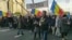 Protesters blocked traffic in Bucharest on January 12 to demand the Constitutional Court revise its ruling to scrap the presidential election.
