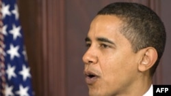 АКШ -- Президент Барак Обама өзүнүн биринчи бюджети тууралуу конгрессте сүйлөп жатат.26-февраль 2009-жыл.