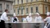 Bosnian chefs in a previous attempt to set a world record in Sarajevo in 2015