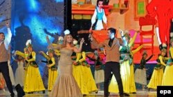 Предновогодний концерт в Бишкеке. 