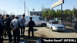 Полиция на месте массовых беспорядков 14 мая 2016 года.