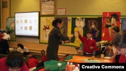 Урок в одной из начальных школ Лондона