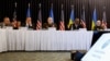 The Ukraine Defense Contact group meets at U.S. Ramstein Air Base on April 21.