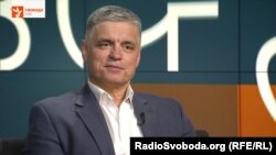 Вадим Пристайко, надзвичайний і повноважний посол України, ексміністр закордонних справ України в студії Радіо Свобода. Київ, 30 квітня 2025 року
