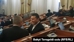 Дуйшон Торокулов на заседании Жогорку Кенеша. 11 марта 2021 года. 