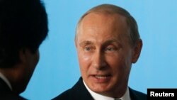 Ресей президенті Владимир Путин. Бразилия, 16 шілде 2014 жыл.  