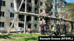 Наслідки обстрілу у Павлограді, 25 квітня 2025 року