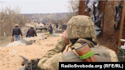 Лінія розмежування в районі Станиці Луганської