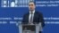 Armenia - Armenian Foreign Ministry spokesman Tigran Balayan at a news briefing in Yerevan, 22 May 2018.