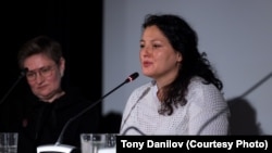 Галіна Казіміроўская (справа) і Вольга Шпарага. Фота tonydanilov.cz