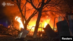 Місце удару російського безпілотника під час атаки Росії на Україну в Одесі, Україна. 4 березня 2025 року. Фото ілюстративне