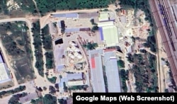 Нафтобаза TES у Сімферополі на вулиці Монтажній, 33. Скріншот супутникової карти Google