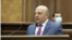 Armenia - Opposition deputy Artur Sargsian speaks during a session of the National Assembly.