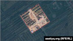 На территории резиденции вдоль улицы Улы дала в Астане началось строительство еще одного большого здания и нескольких объектов. Спутниковые снимки от Google