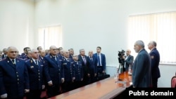 Armenia - Prime Minister Nikol Pashinian meets senior officials from the Anti-Corruption Committee, November 8, 2024.