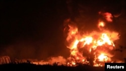 Йемен, Ходейда порту Израилдин чабуулунан кийин. 6-май, 2025-жыл 