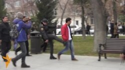 Бакуда демонстранттар кармалды