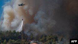 Թուրքիա - Անտառային հրդեհը Մարմարիսի մերձակայքում, 2-ը օգոստոսի, 2021թ.