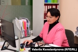 Працівниця релокованої Якімівської лікарні у Запоріжжі