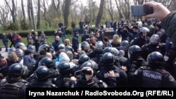 Сутички в Одесі, 10 квітня 2017 року