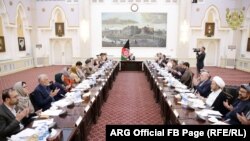 دومین جلسه شورای رهبری مصالحه افغانستان در ارگ ریاست جمهوری