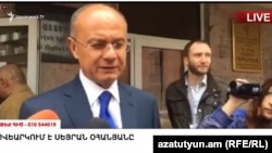 Экс-министр обороны Армении Сейран Оганян (архив)