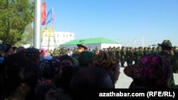 Церемония принятия присяги, Туркменистан (архивное фото)