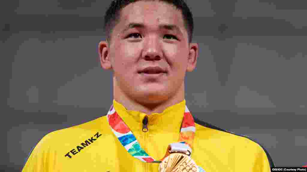 Золотая медаль Бекарыса - первая награда для Казахстана на юношеских Играх.&nbsp;