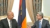 Armenia -- President Serzh Sarkisian meets PACE President Mevlut Cavusoglu, Yerevan, 12May2010.