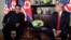 Ким Чен Ын и Дональд Трамп. Сингапур 12 июня 2018 года
